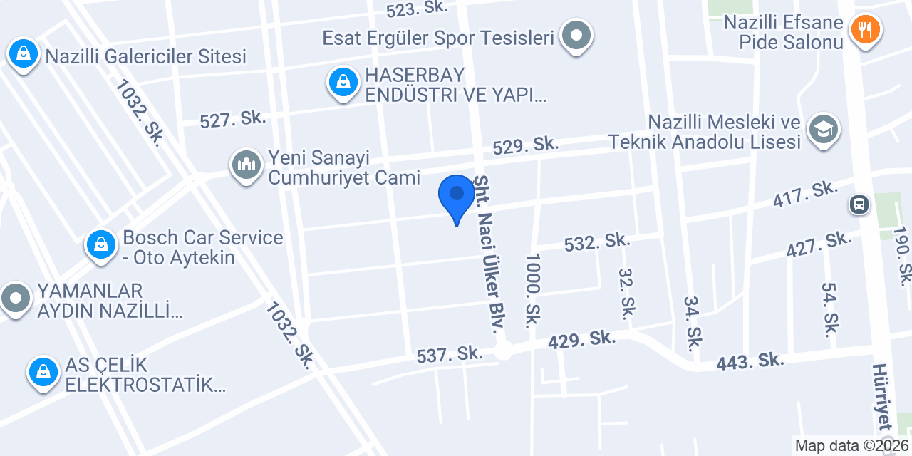 Topcu Ambalaj konumu