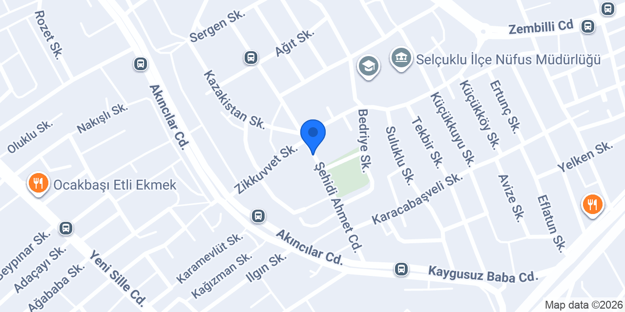 Konya ev boyacısı AS Dekorasyon konumu