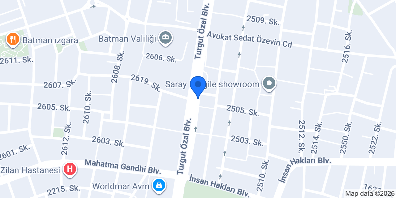 Batman World Yaşam Taksi konumu