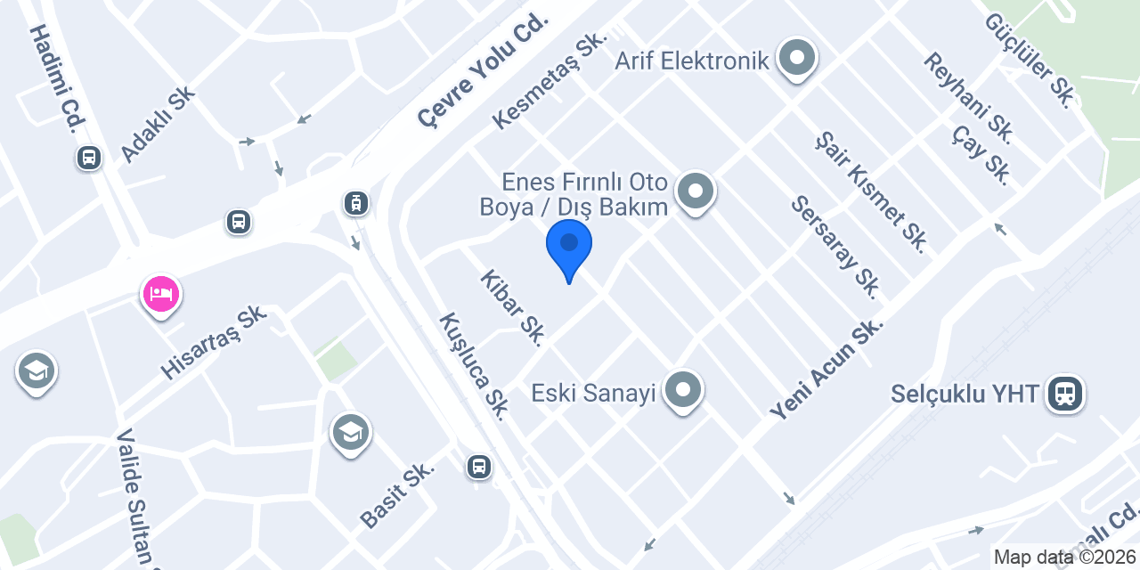 Konya Akü Servisi konumu