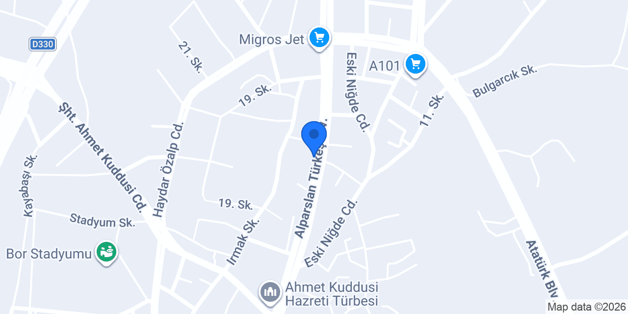 Fatih mobilya ve Evkur dünyası konumu