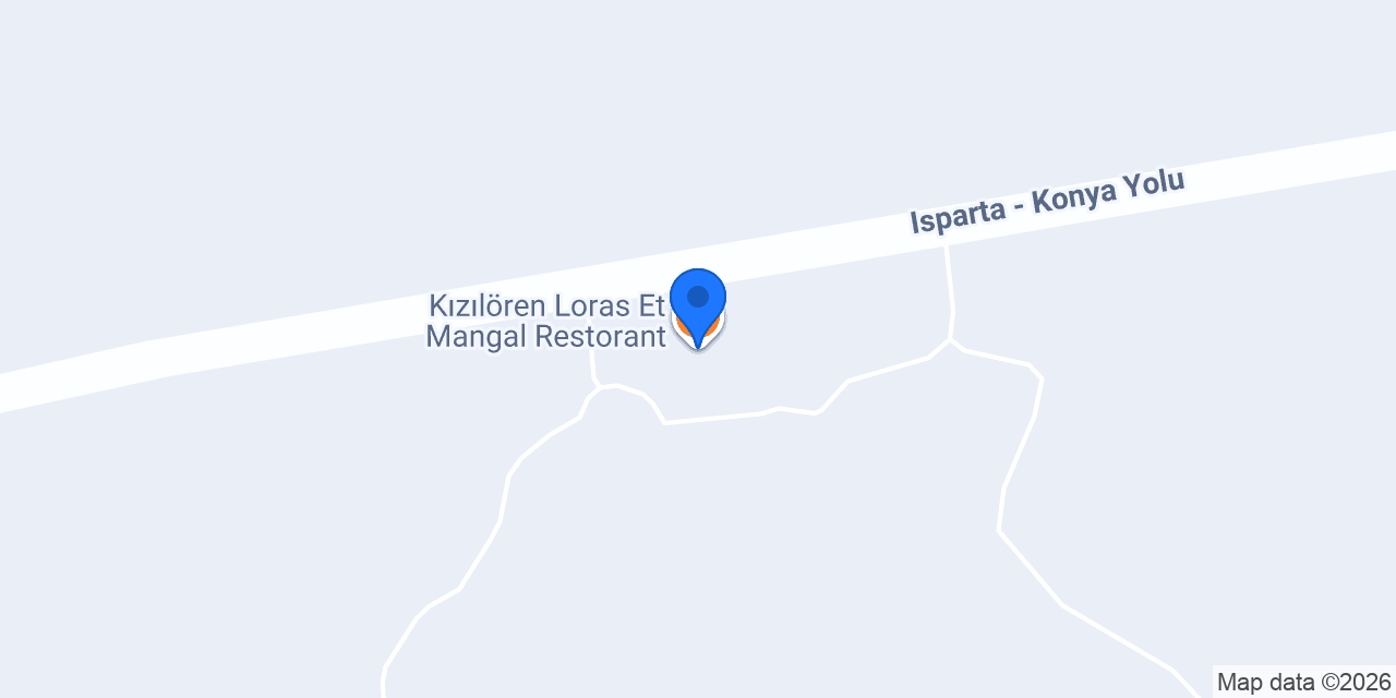 Kızılören Loras Et Mangal Restorant konumu