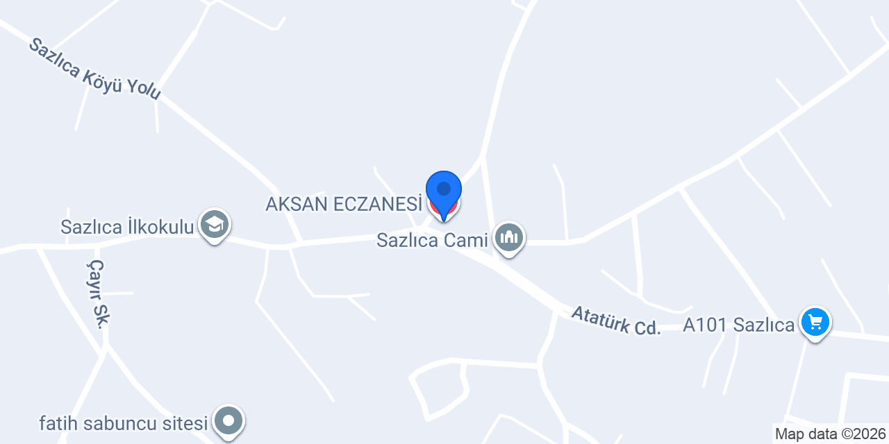 AKSAN ECZANESİ konumu