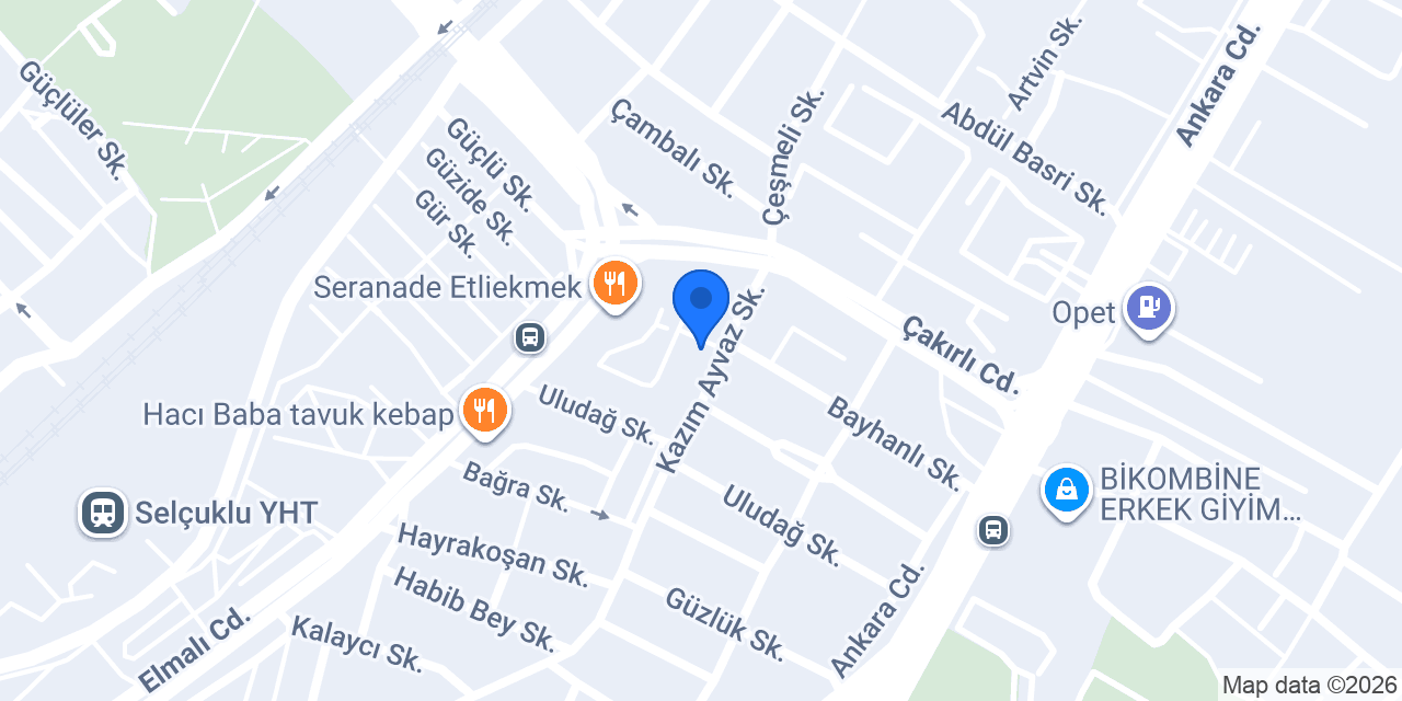 Kazım Alıç Tic. Ltd. Şti. konumu