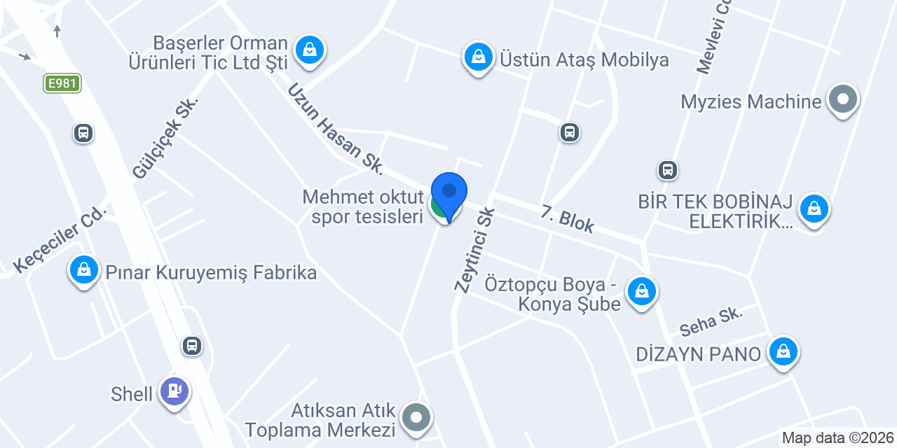 Başak Kargo Konya Merkez konumu