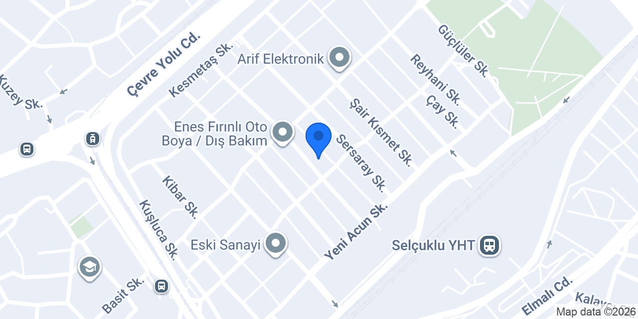 Halit Serin Otomotiv konumu