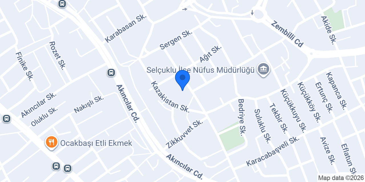 Konyaerkatesisat konumu