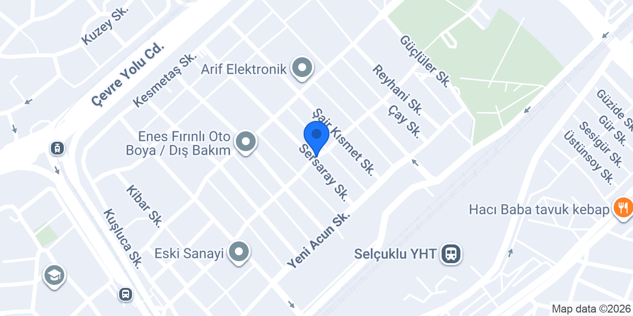 Damla Oto Aksesuar konumu