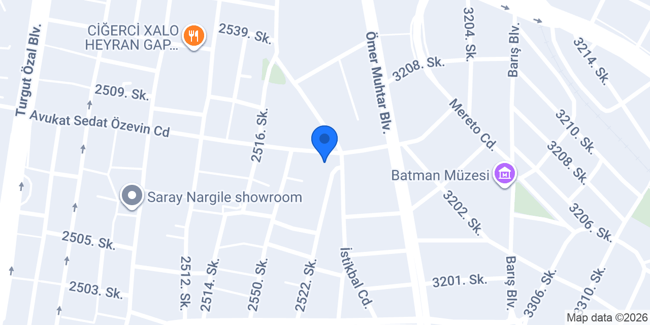 EKOSE PERDE BATMAN konumu