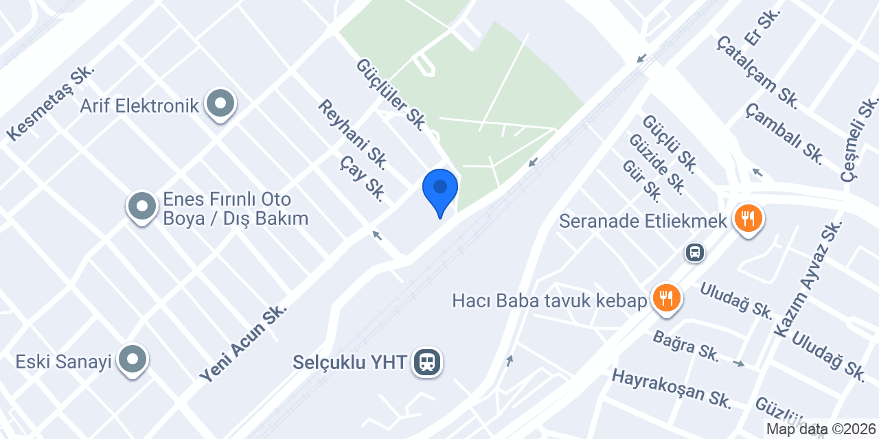 Göçer Oto Kaporta konumu