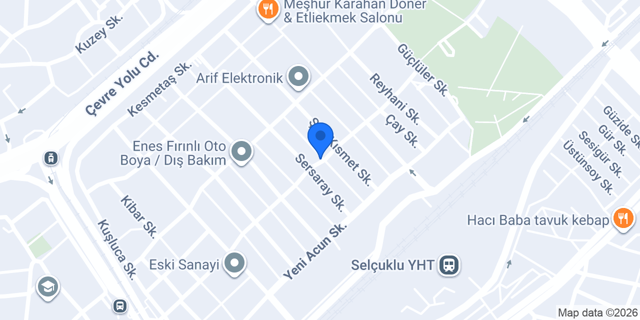 Hasan Usta Otomotiv konumu