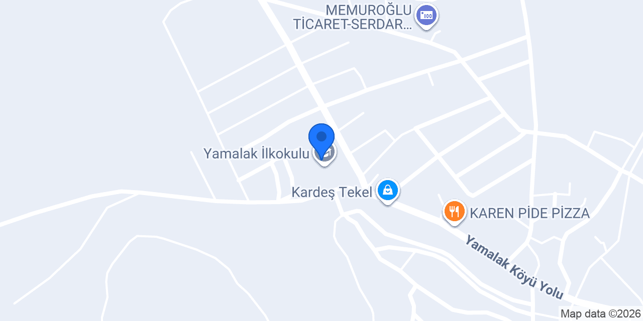 Yamalak İlkokulu konumu