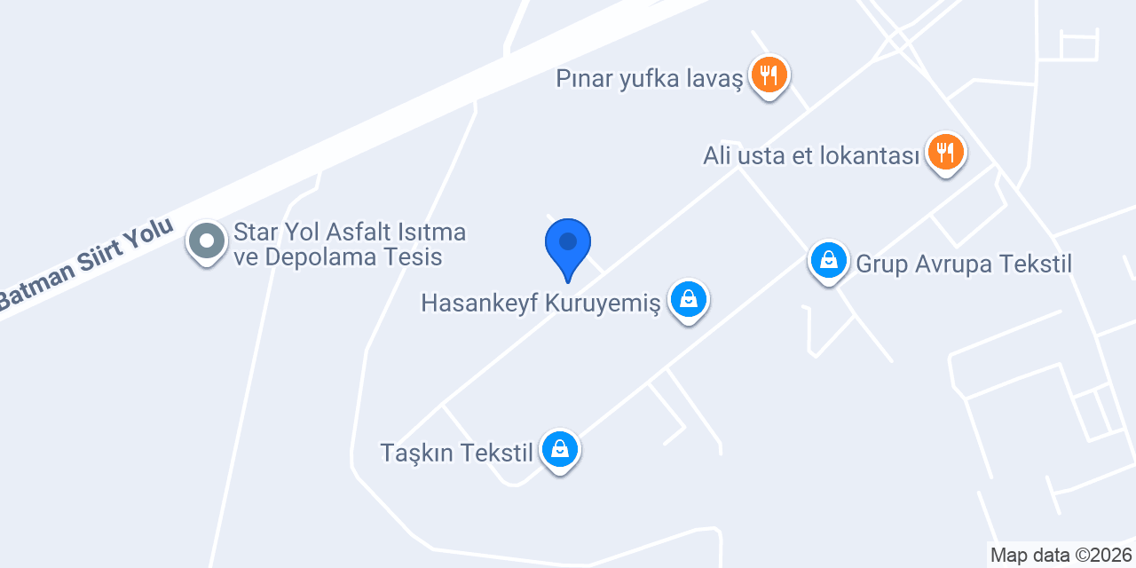 HACIÖMEROĞLU AFM LİDAŞ BATMAN konumu