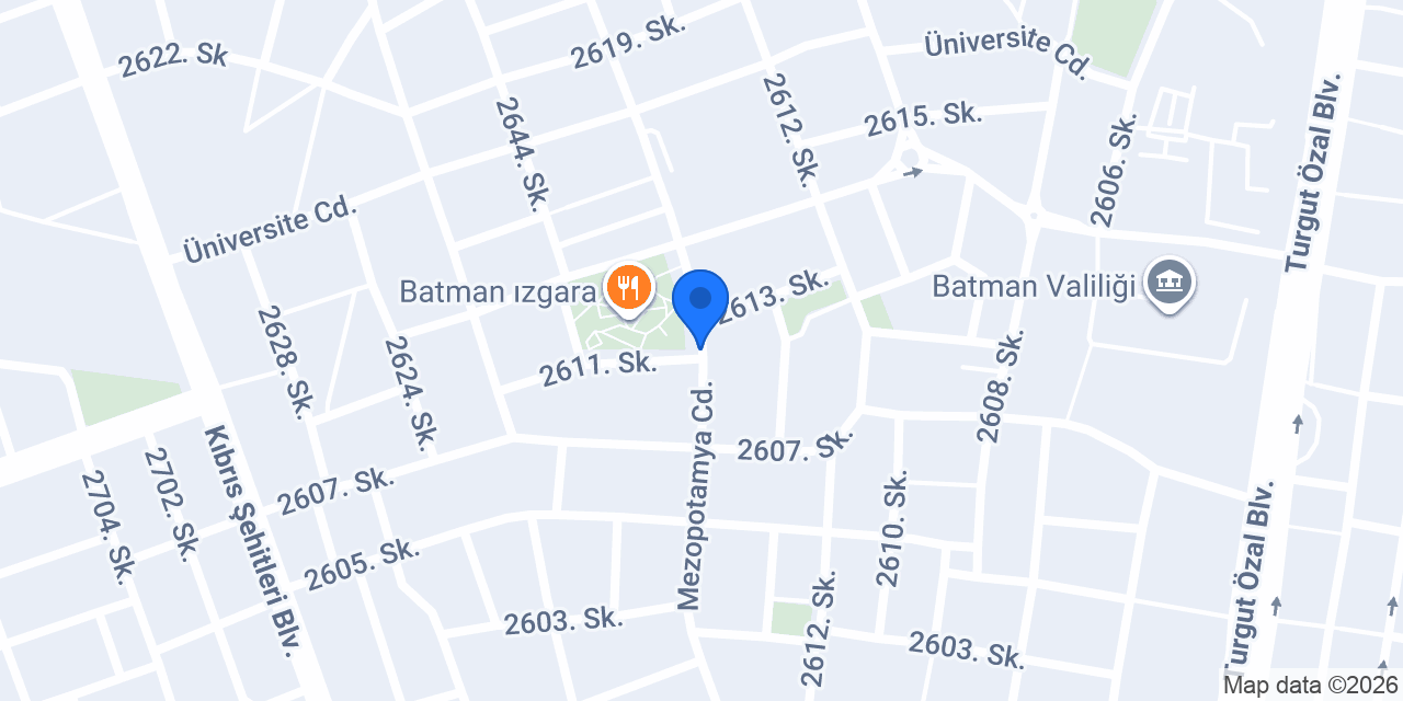 Batman taksi durağı konumu