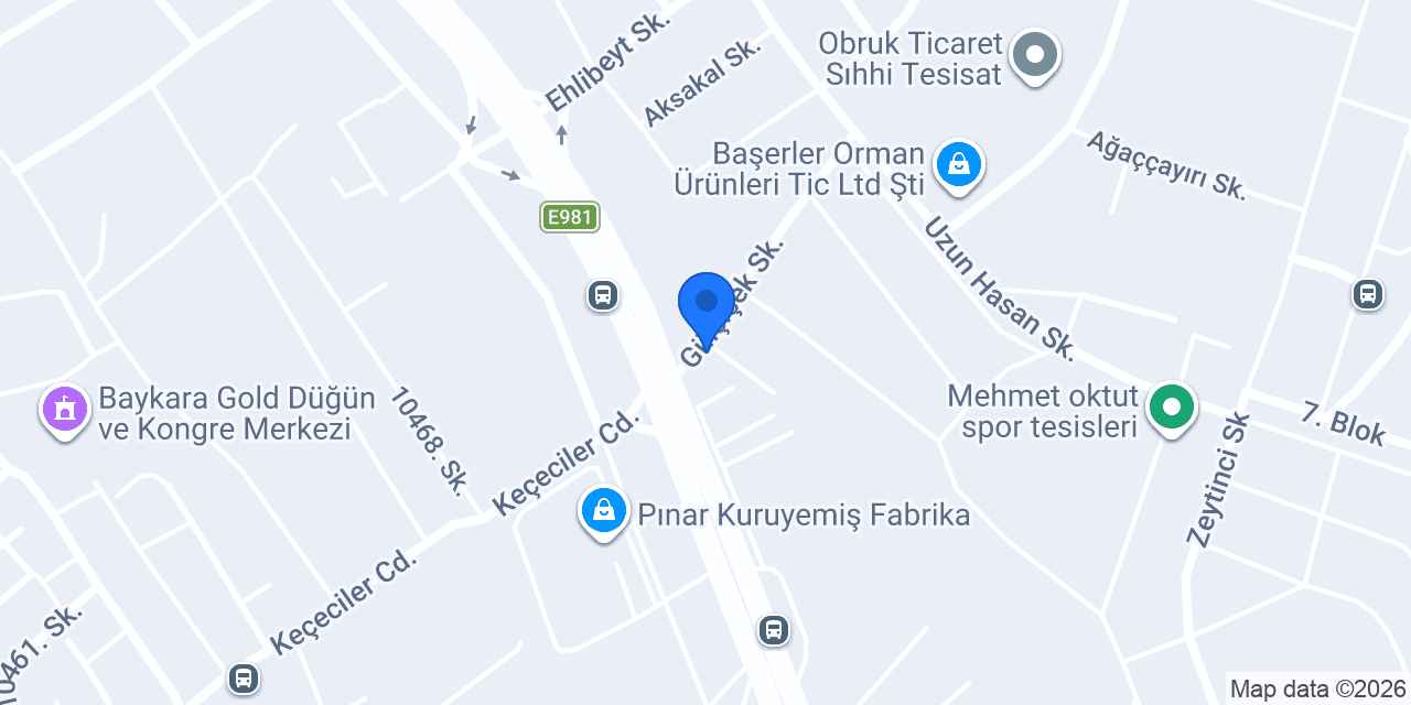 FEHMİ TANIŞ GYO konumu