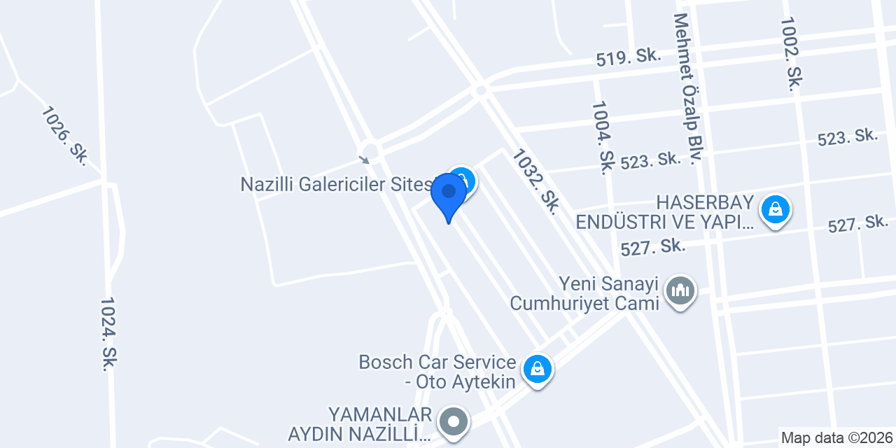 AVCI OTOMOTİV konumu