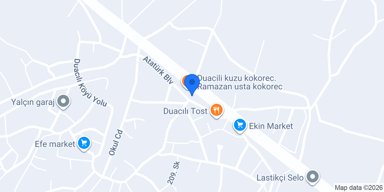 Öz Karacasu Pide Salonu konumu