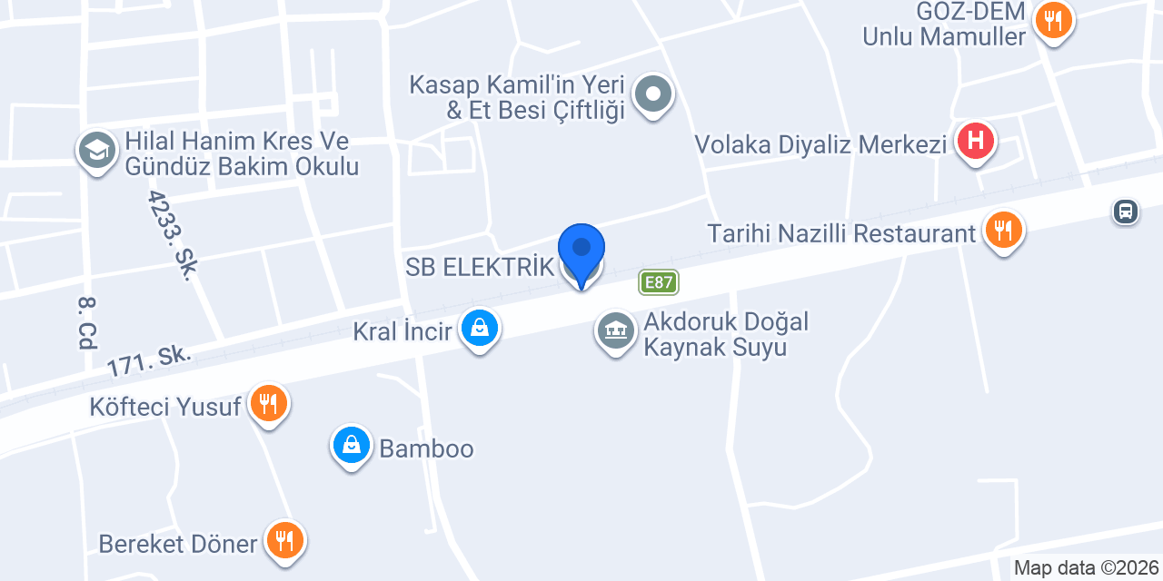 SB ELEKTRİK konumu