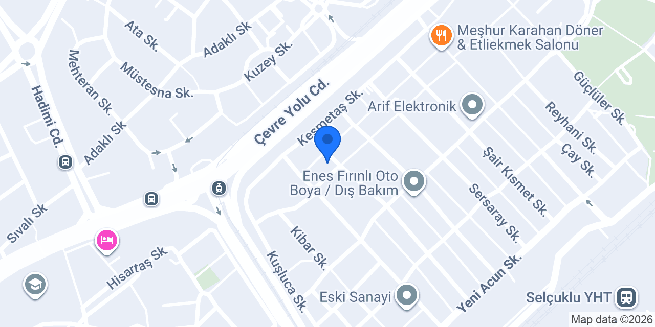 Konya Rot Balans konumu