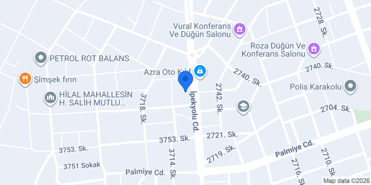 Oto Lastikçim konumu