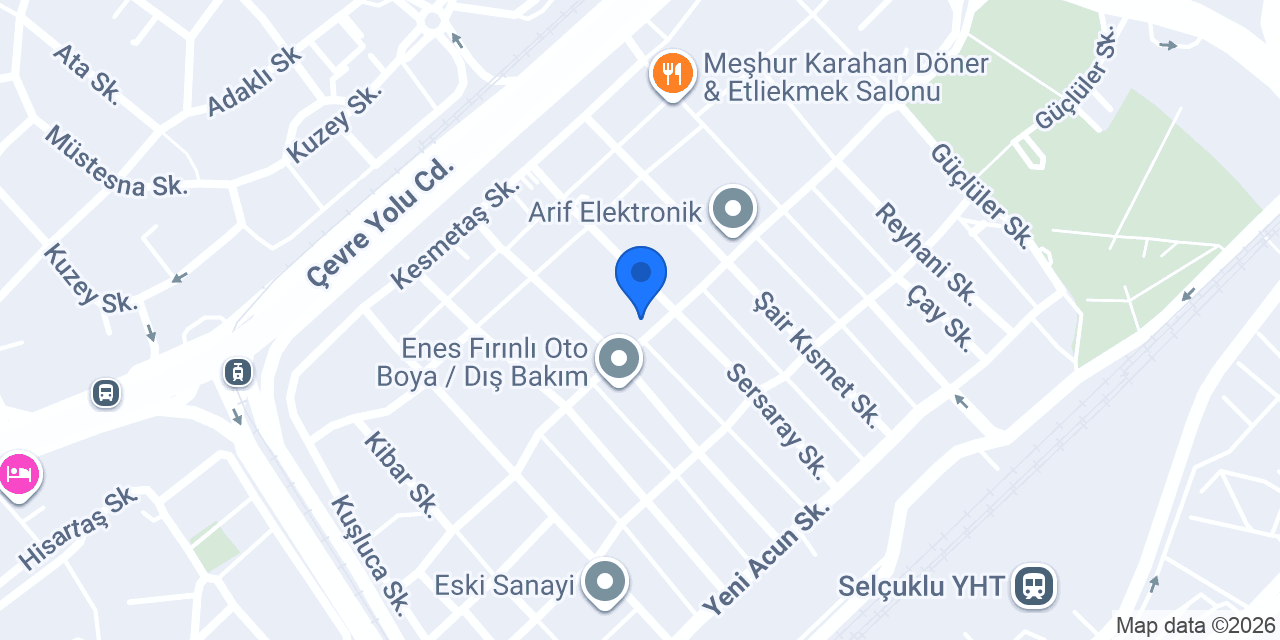 KUTLU OTO FORD YEDEK PARÇA konumu