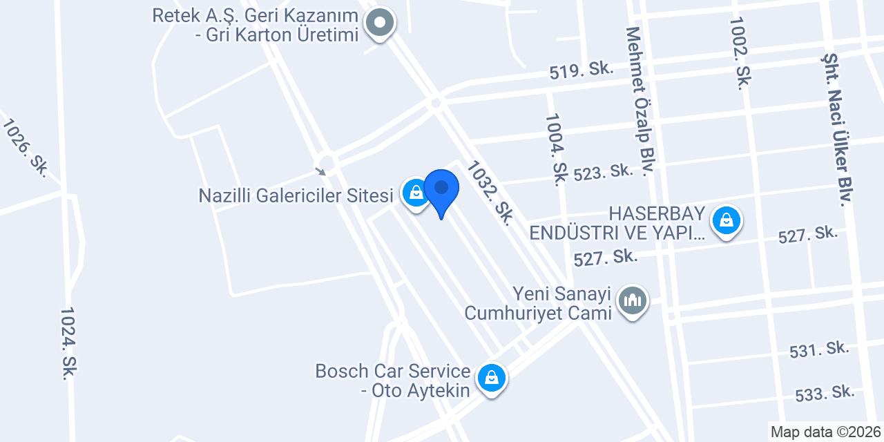 Star Otomotiv Nazilli konumu