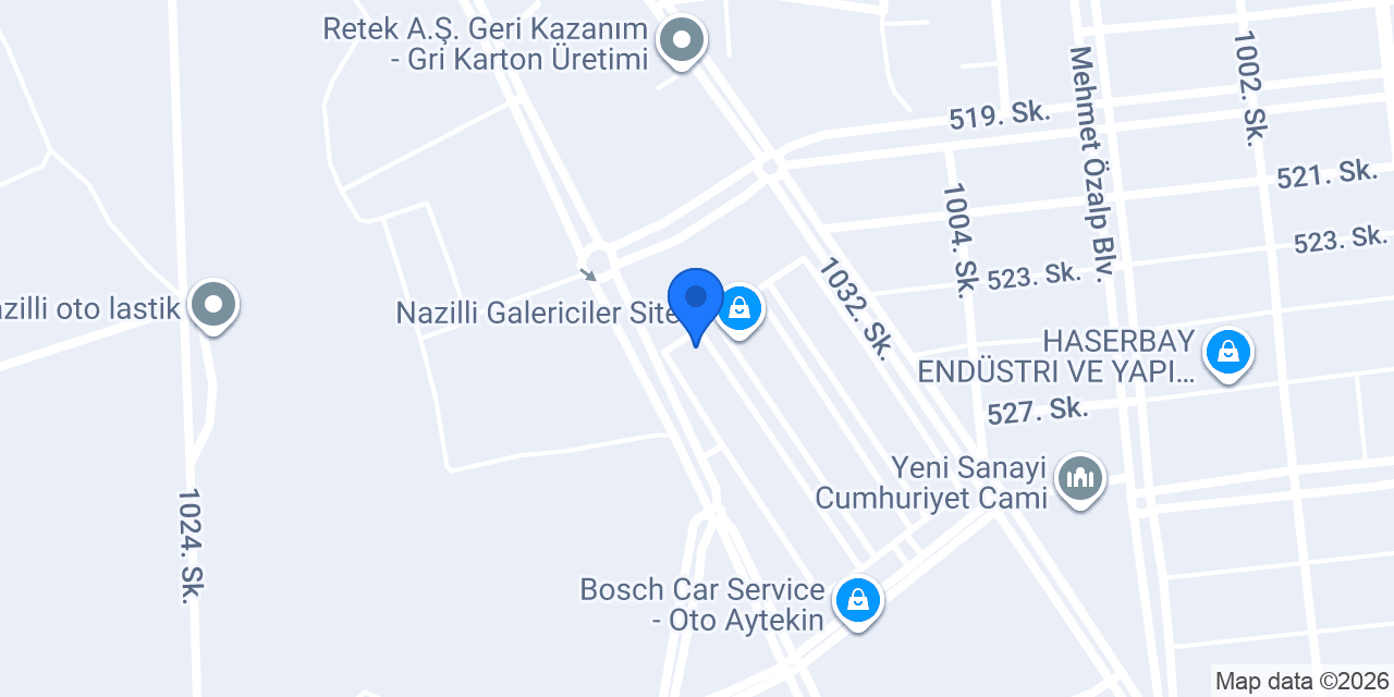 SAĞNAK OTOMOTİV konumu