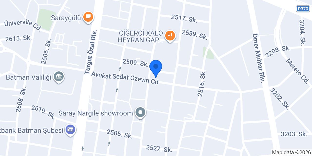 Pilavcı Malik Usta konumu