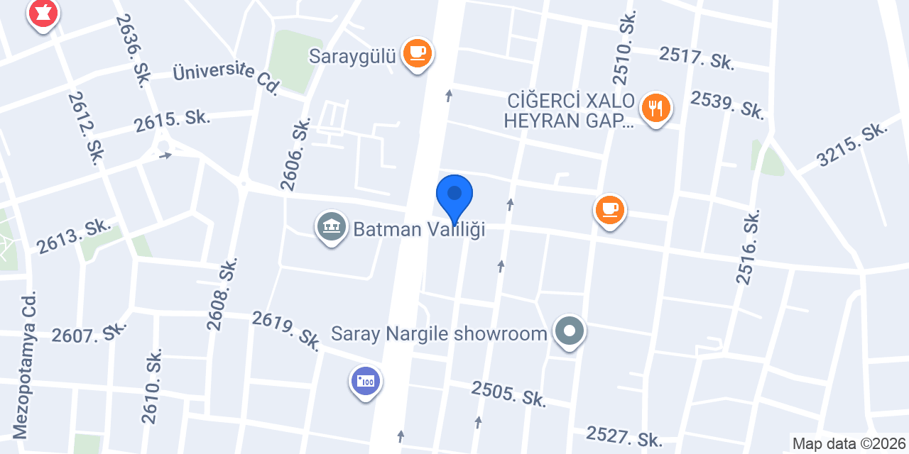 Midyeci Yasin Batman konumu