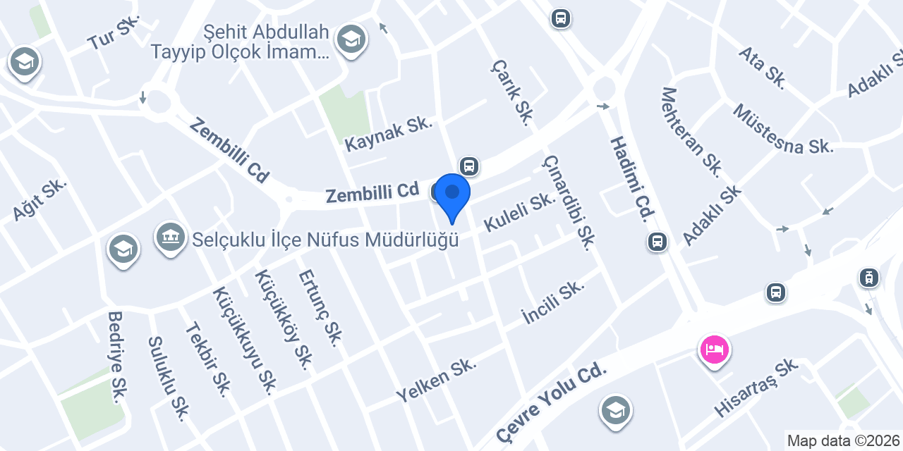 Özel Nefrotrans Selçuklu Diyaliz Merkezi konumu