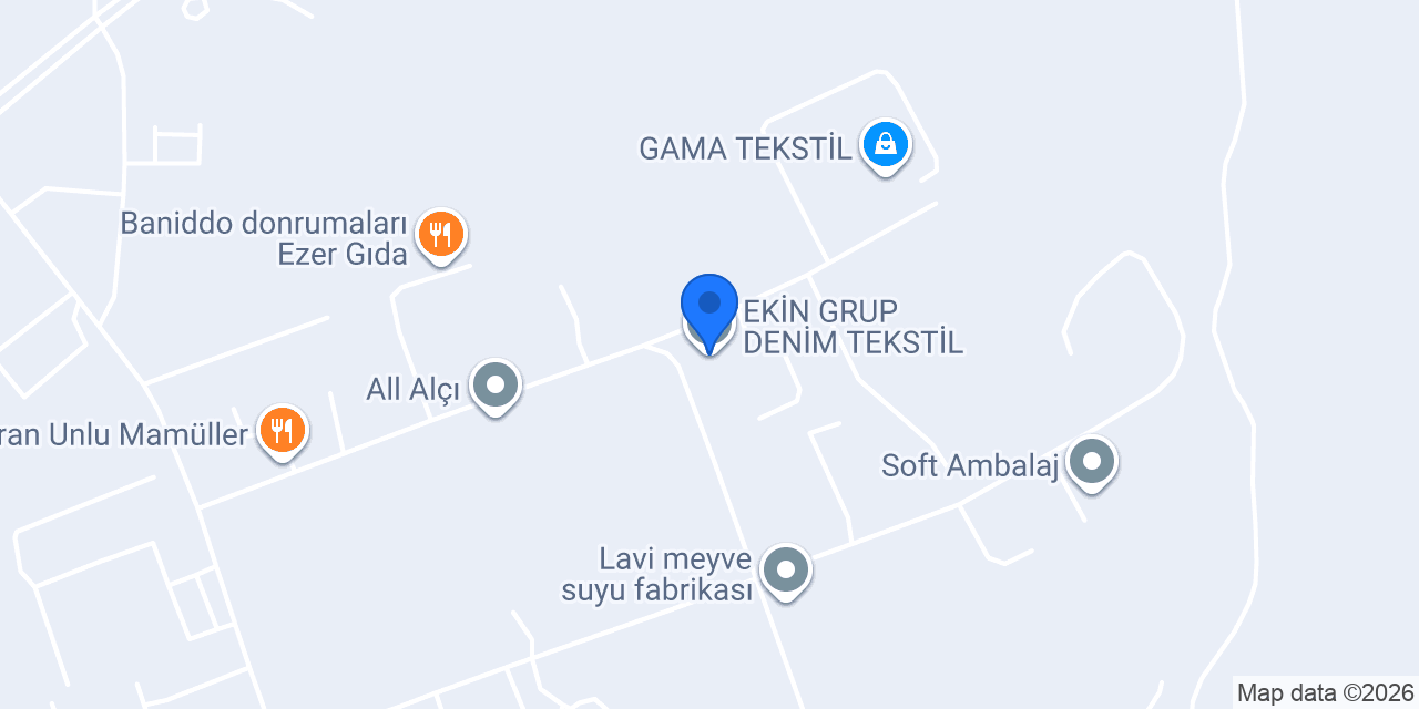 EKİN GRUP DENİM TEKSTİL konumu