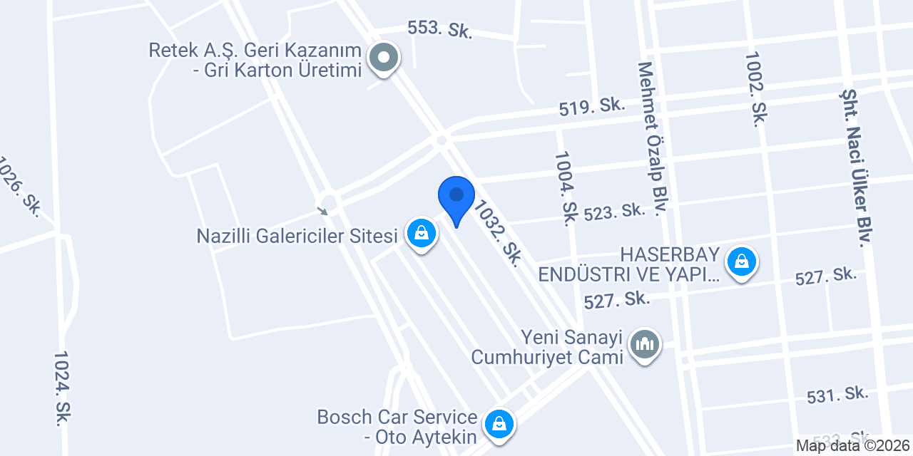 Gül Otomotiv konumu
