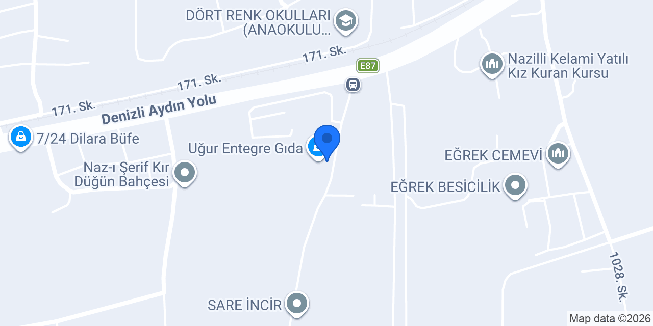 Ufresh Soğuk Hava Depoları konumu