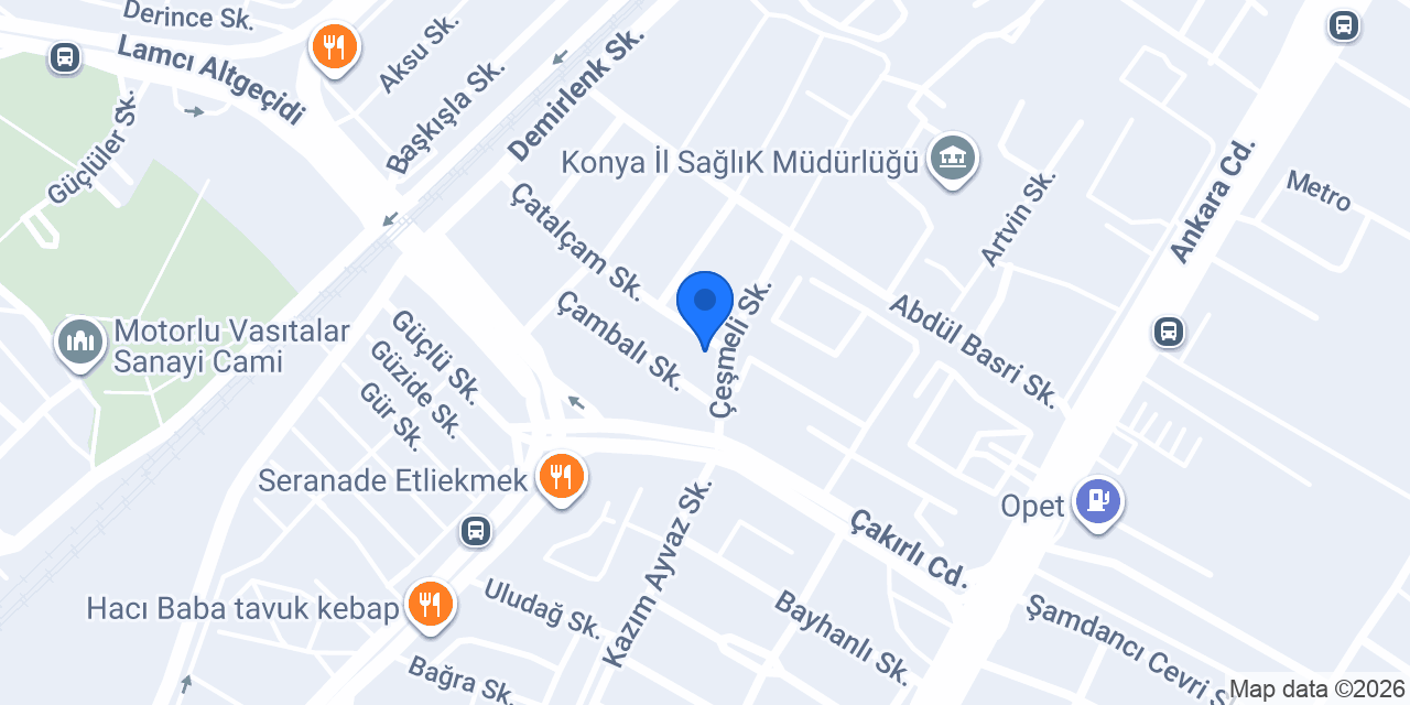 NECİP OTO LASTİK konumu