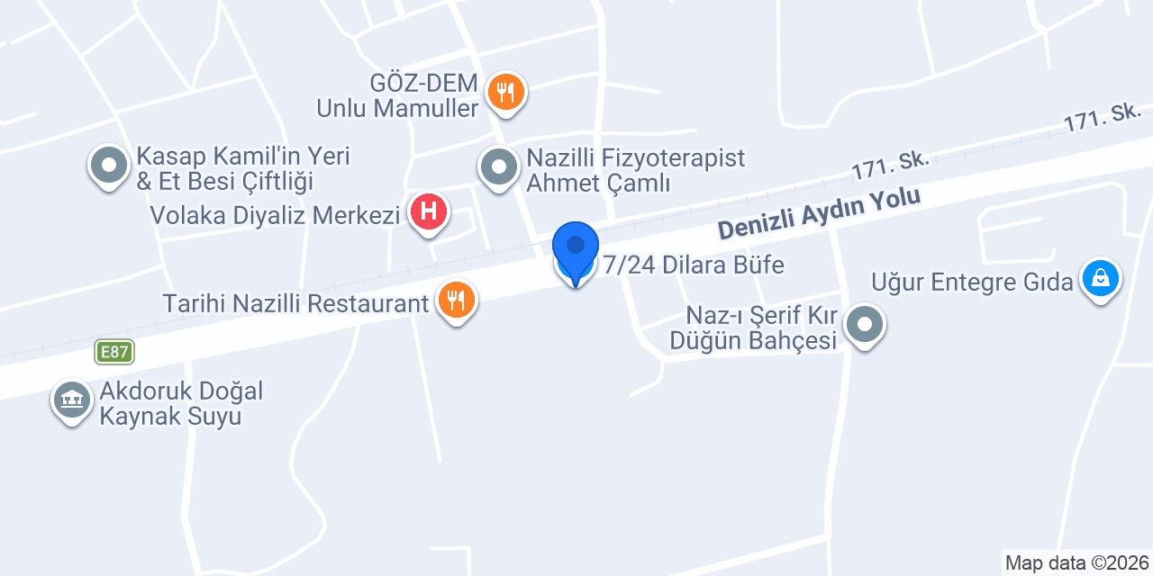 7/24 Dilara Büfe konumu