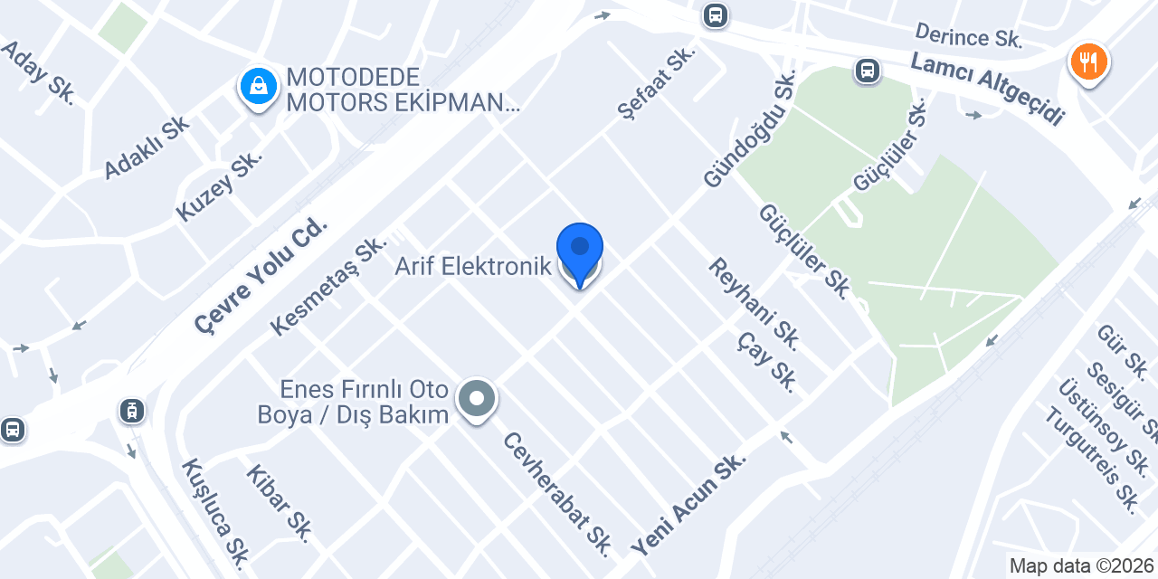 Arif Elektronik konumu