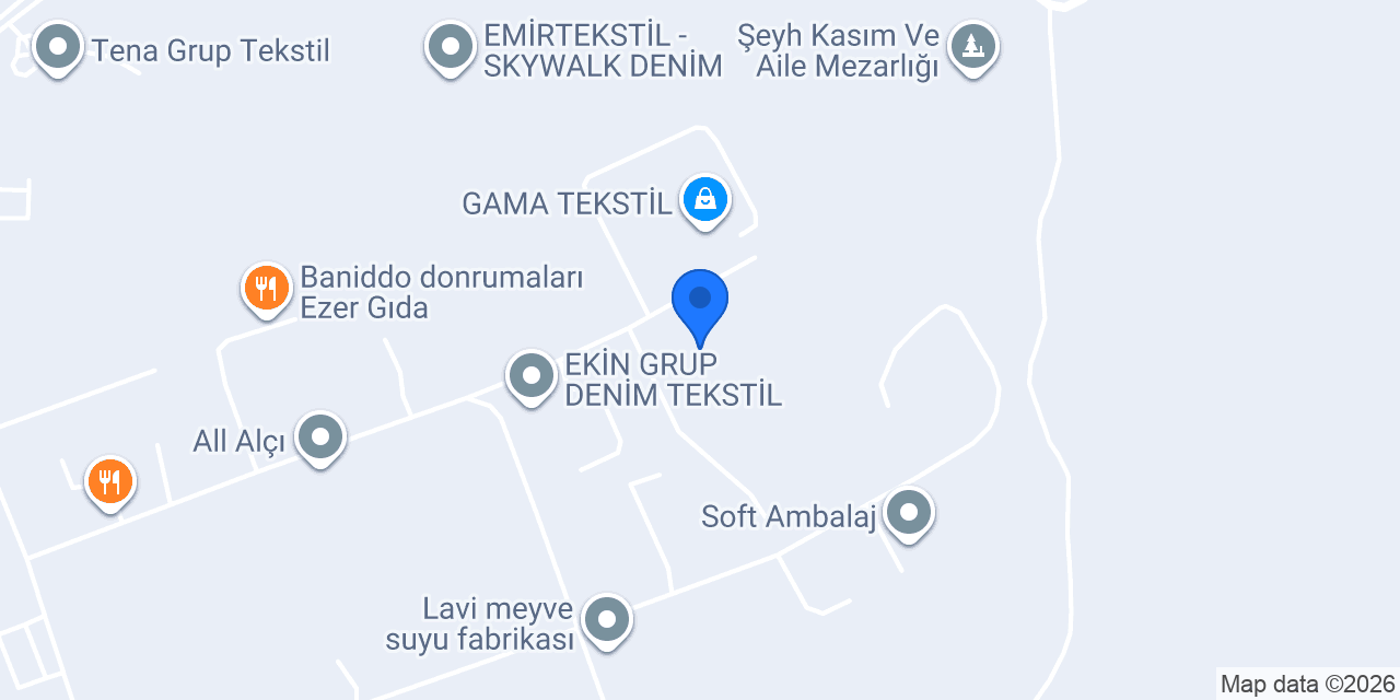 AZİZOGULLARİ GRUP TEKSTİL konumu