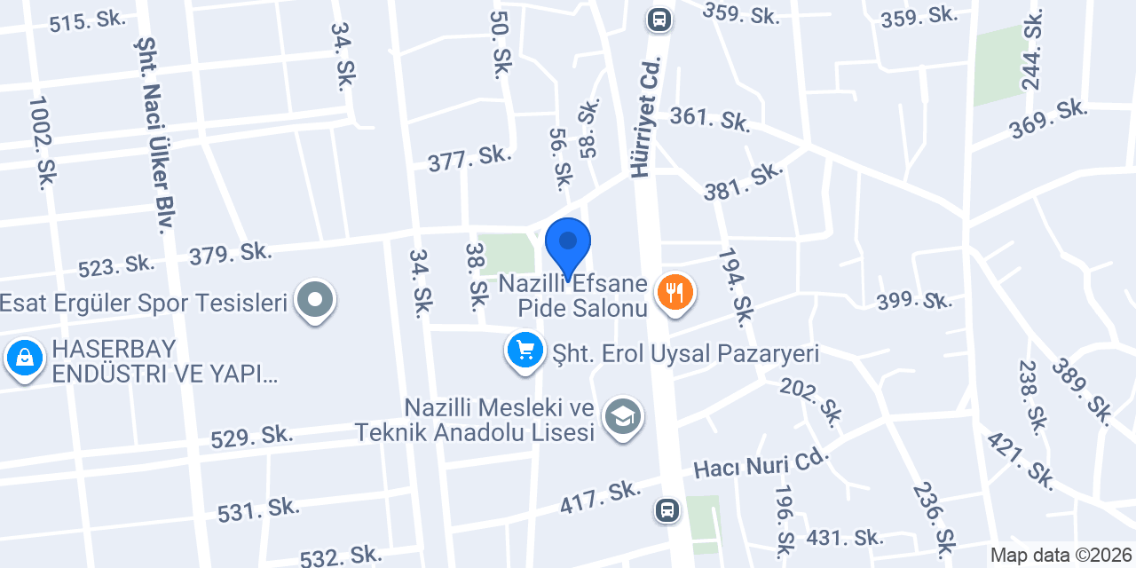 Özel Sim Erkek Öğrenci Yurdu konumu