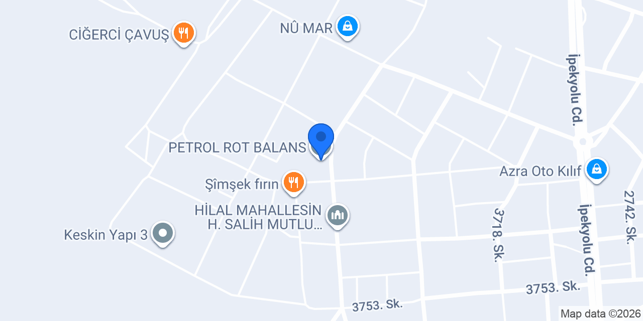 PETROL ROT BALANS konumu