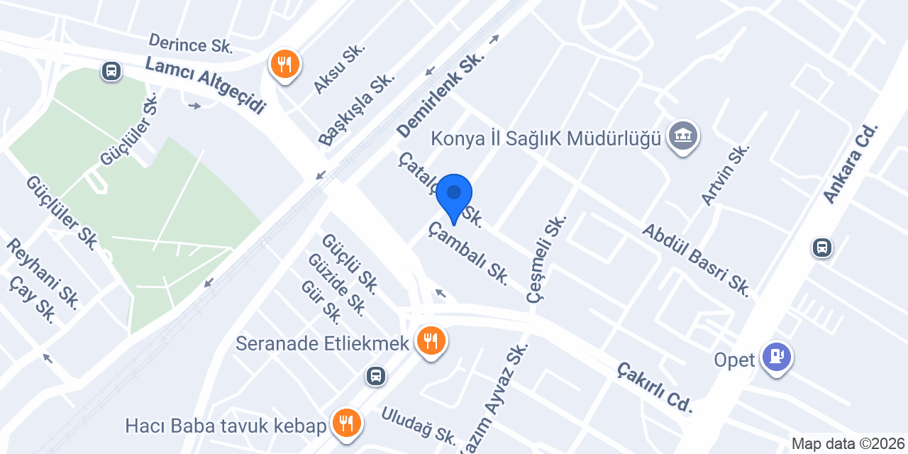 Olgun Lastik konumu