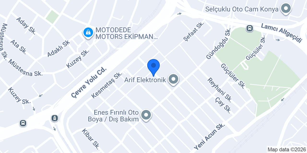 Sağlam Oto konumu