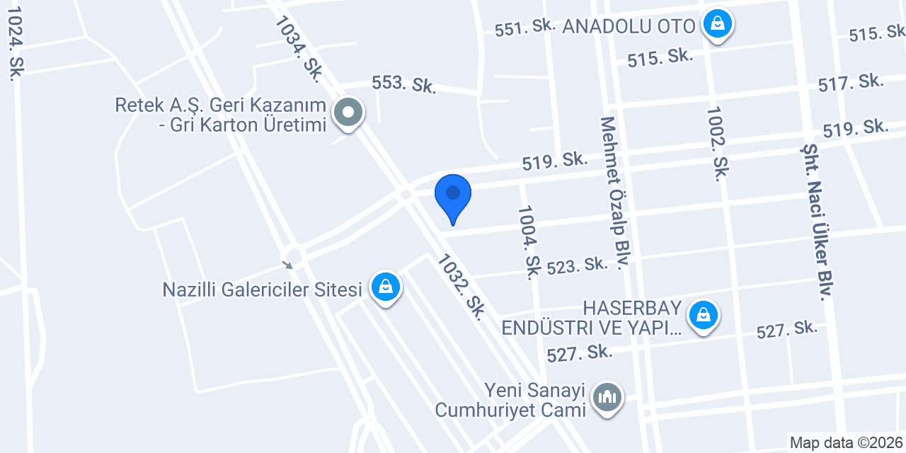 Özen Turbo Nazilli konumu