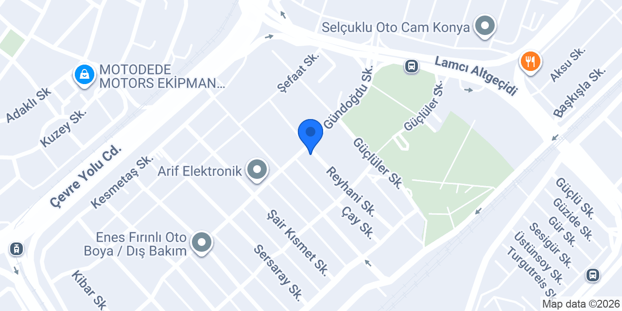 Ceylan Oto Kaporta konumu