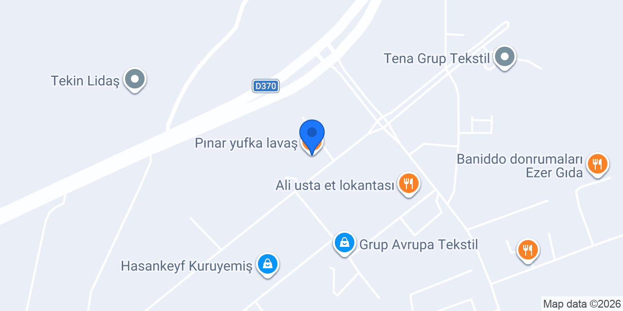 Pınar yufka lavaş konumu