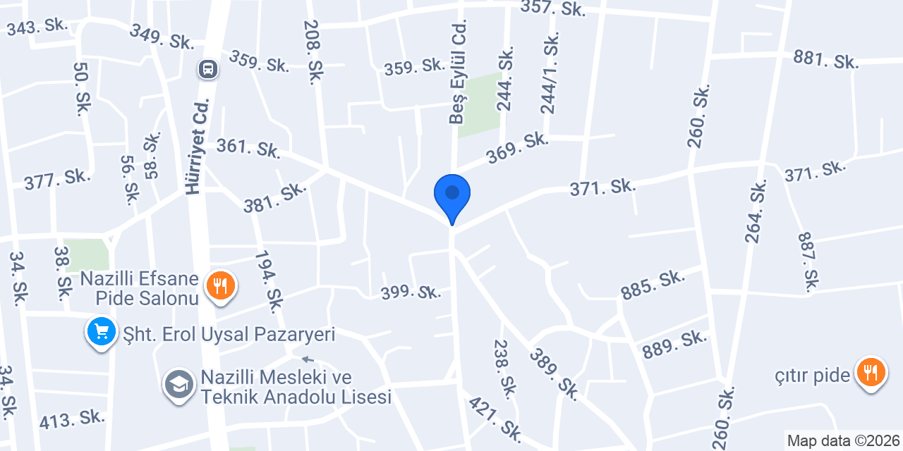 NAZİLLİ TAKSİ konumu