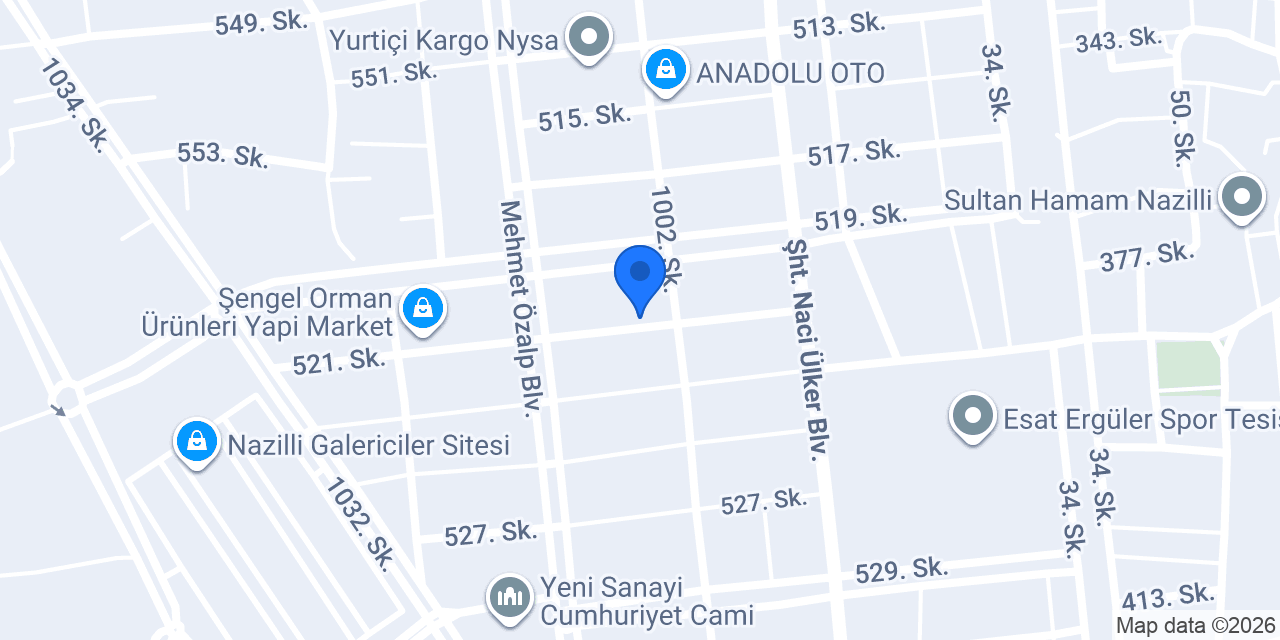 Fırat Oto Aksesuar konumu
