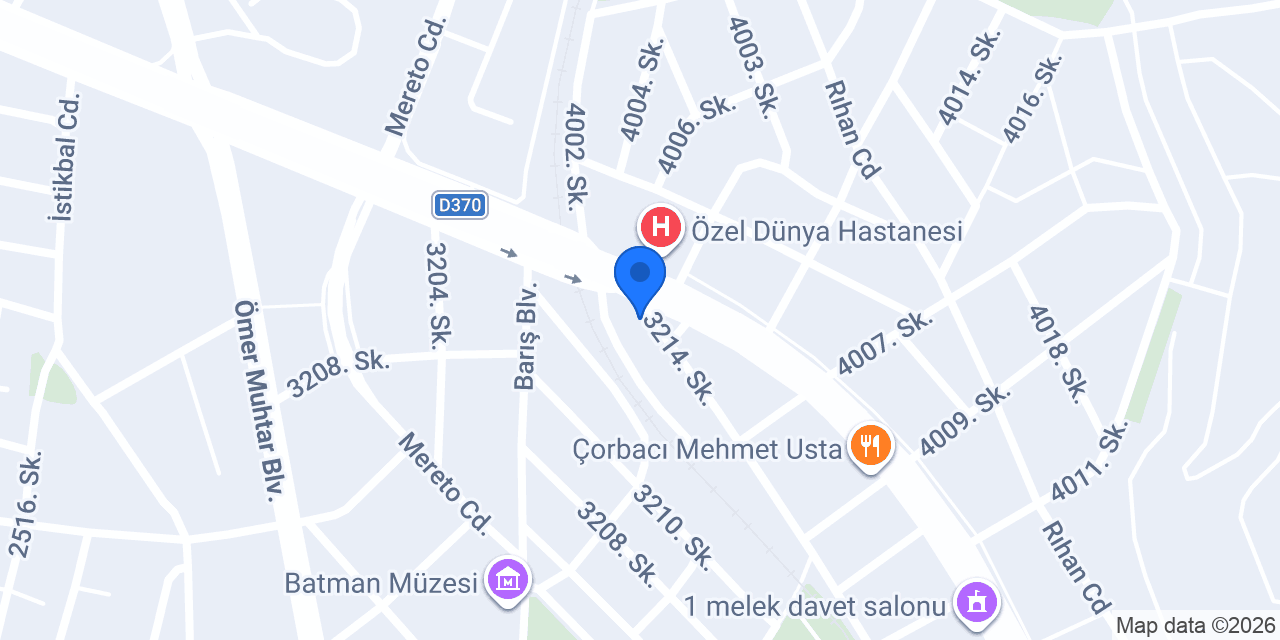 Titiz Kuru Temizleme konumu