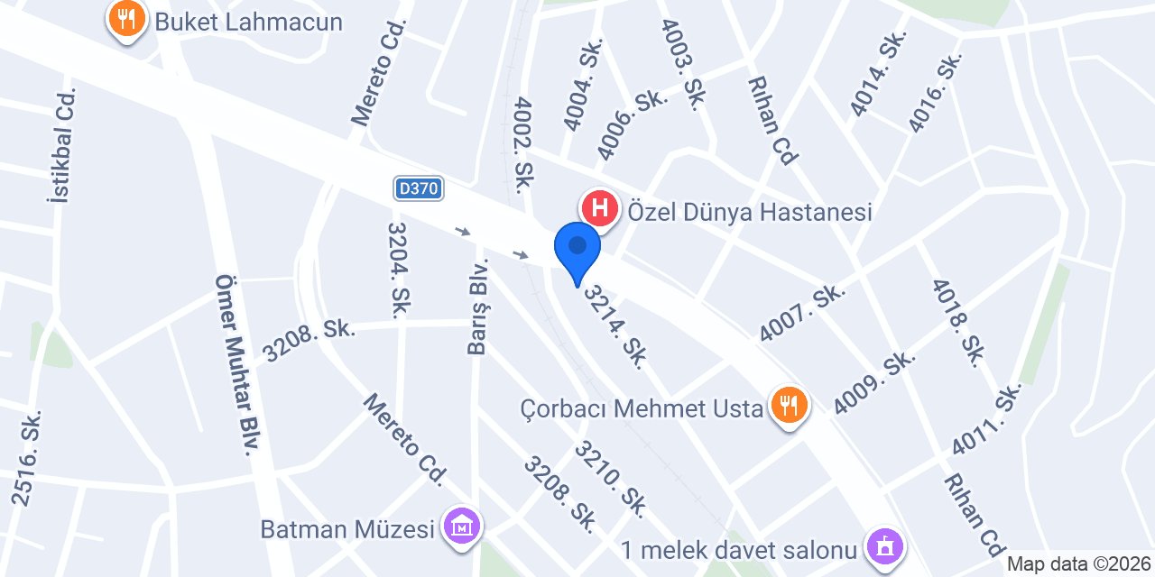 Pizza Hill konumu