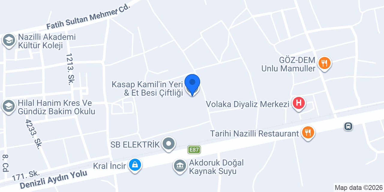 Kasap Kamil'in Yeri & Et Besi Çiftliği konumu