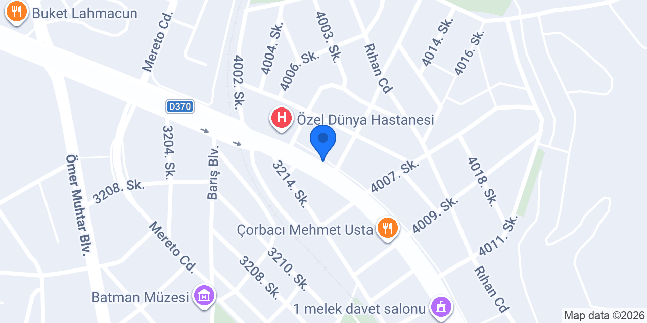 Best Kuaför BATMAN konumu